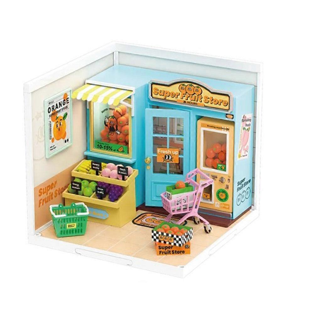 Miniature DIY Plastic Superstore - Fruit Store