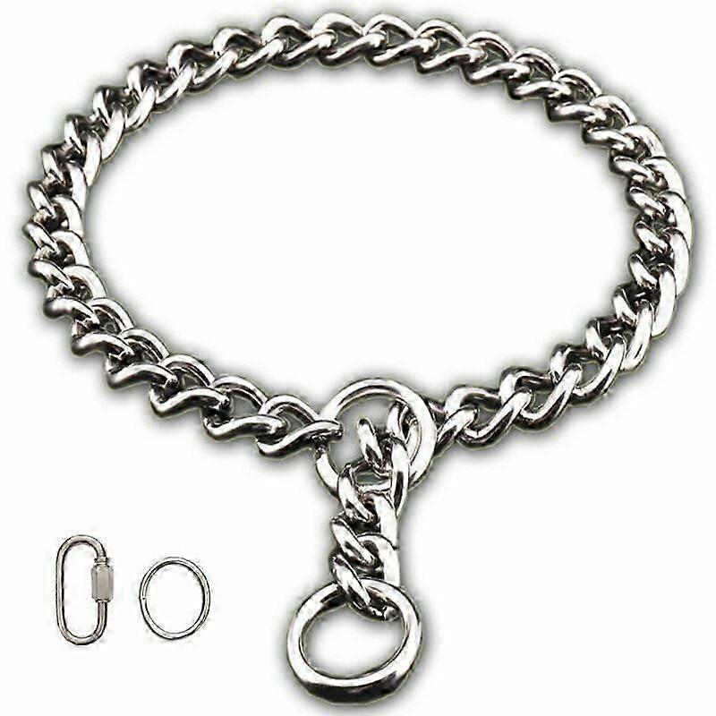 Durable, weatherproof, chrome-plated training collar
