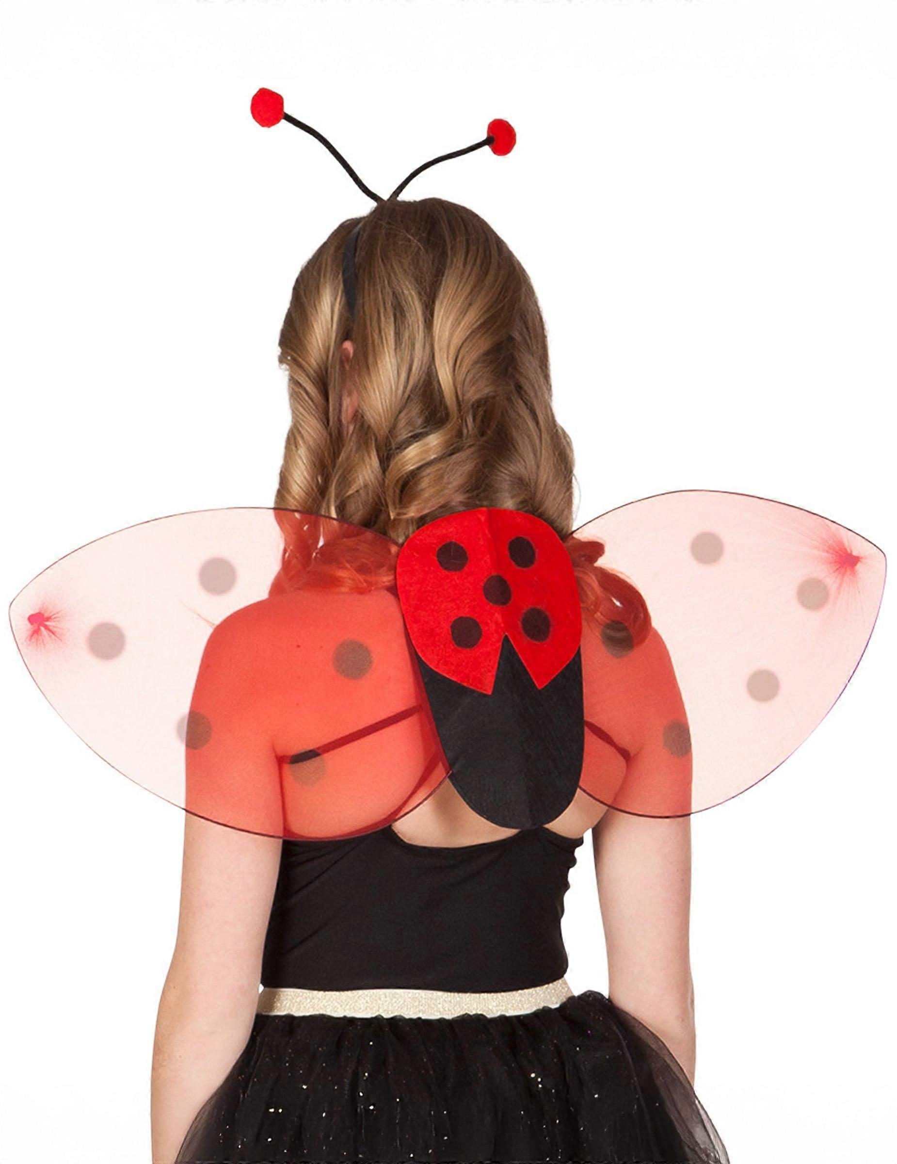 Children's Ladybug Wings and Headband Kit