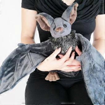Big Bat Plush Doll Soft Stuffed Animal Halloween Home Decor Kids Gift mm