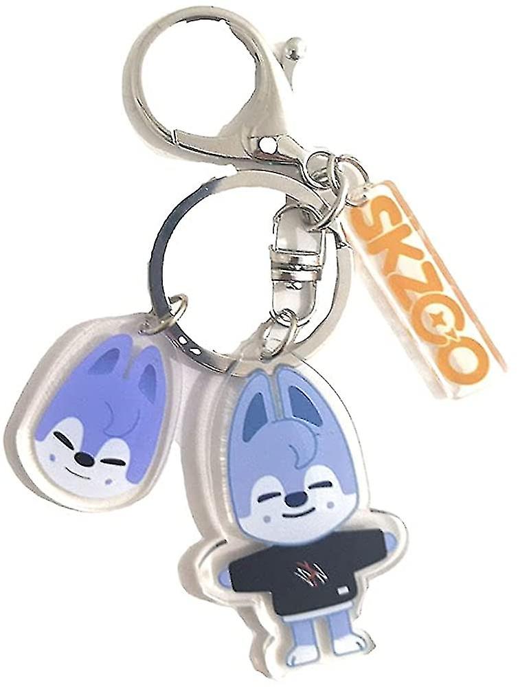 Porte-clés Stray Kids SKZOO - Lot De 2 Pendentifs Acrylique Pour Fans Kpop, Idée Cadeau Fan