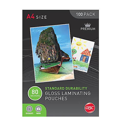 GBC Signature Laminating Pouches High Plastic Composition Glossy Finish 100pk