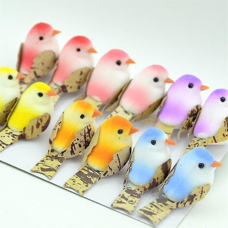 Artificial Foam Birds For Home, Wedding Party, Decorative Craft