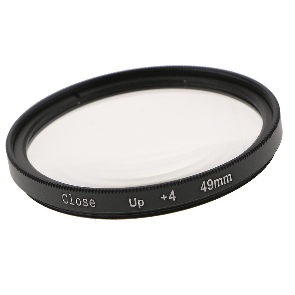 49mm DSLR Camera Lens Close Up Macro Filter +4 Magnification for