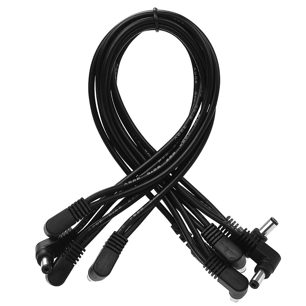8 Ways Right Angle Daisy Chain Power Line Cable 18v 2a