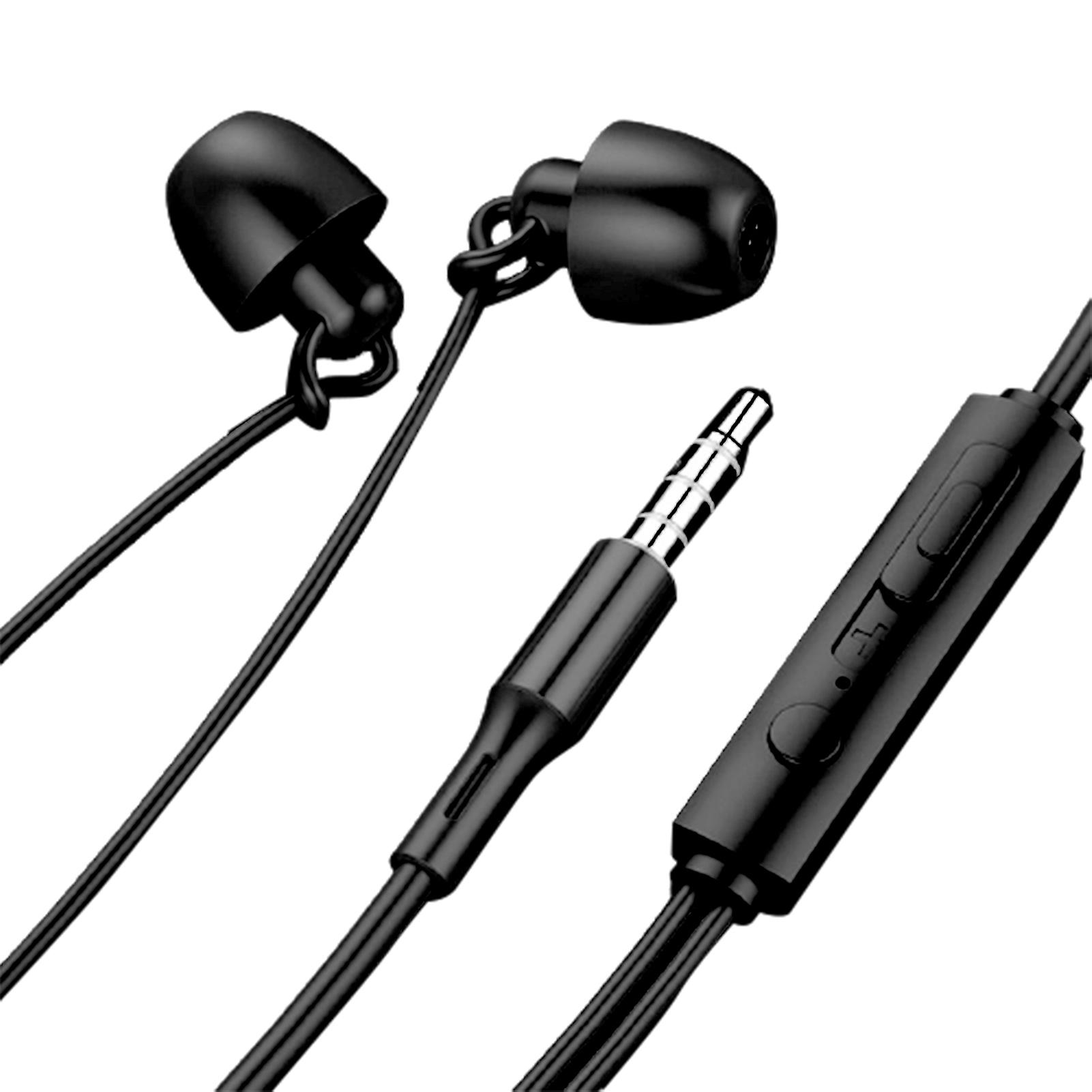 Connector Earbuds Earphone Wired Headphones Headset With Mic And Volume Control Isolation Noise