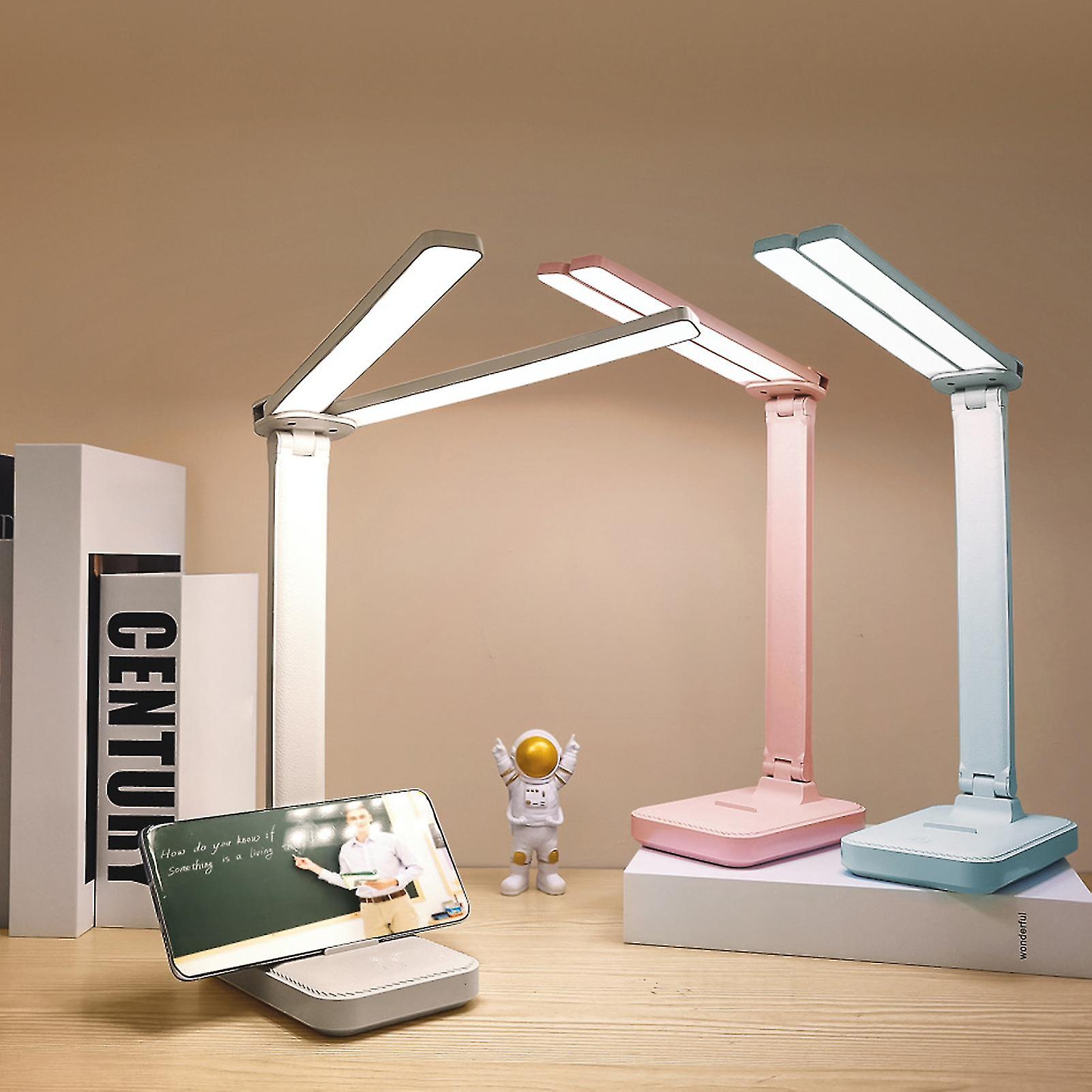 Led Reading Lamp Brightness Adjustable Ultra-bright Energy-saving Flicker Free Rechargeable Illumination Foldable Usb Charging Touch Control Do
