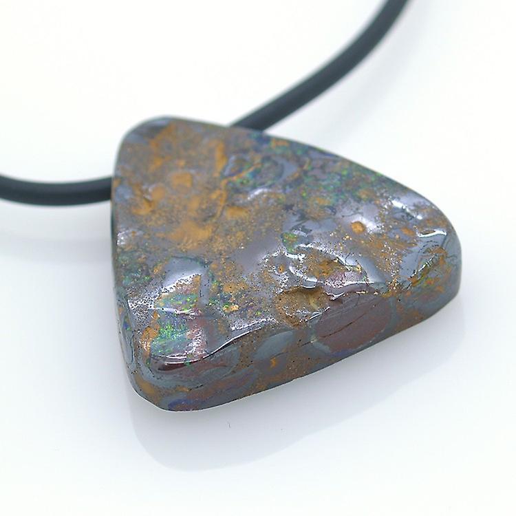 Australian Opal Matrix Pendant And 925 Silver awo-4