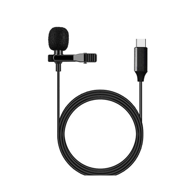 Mini Type C Mobile Phone Interview Microphone Live Recording Lavalier Other Mobile Accessories