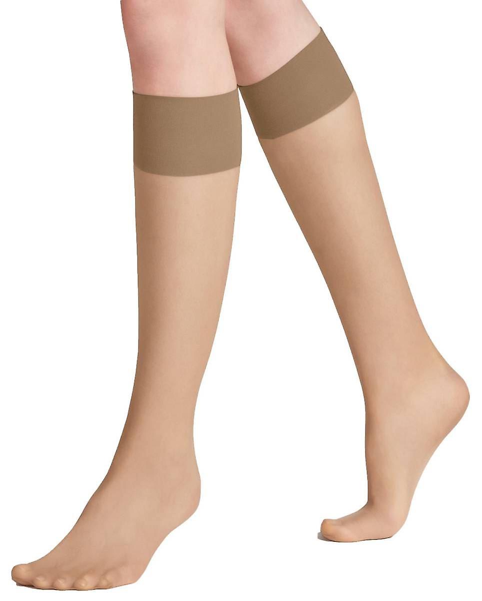 Falke Pure Matt 20 Denier Knee High Stockings - Powder Tan
