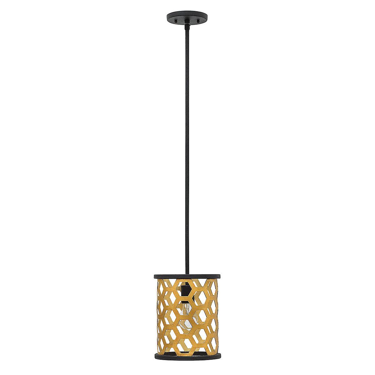 Elstead Felix - 1 Light Ceiling Mini Pendant Gold, E27