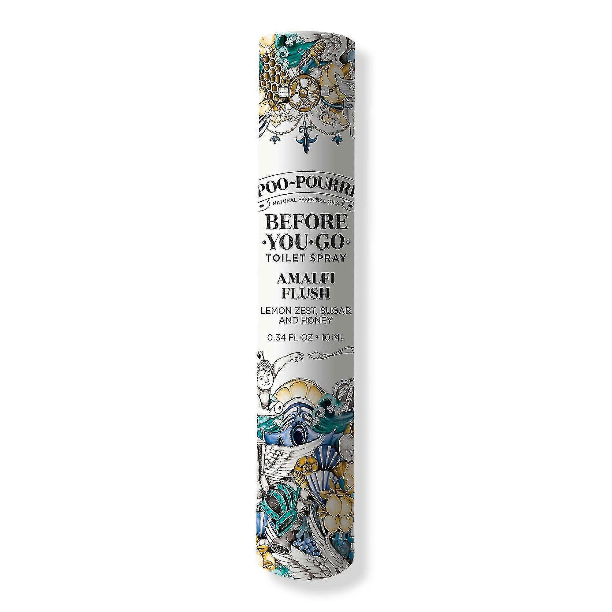 Poo~pourri Travel Size Amalfi Flush Before You Go Toilet Spray, 0.34 Oz