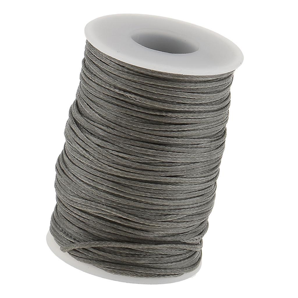 70 επίπεδο κερωμένο νήμα γραμμών μέτρων για τη χειροτεχνία δέρματος 1.2mm γκρι