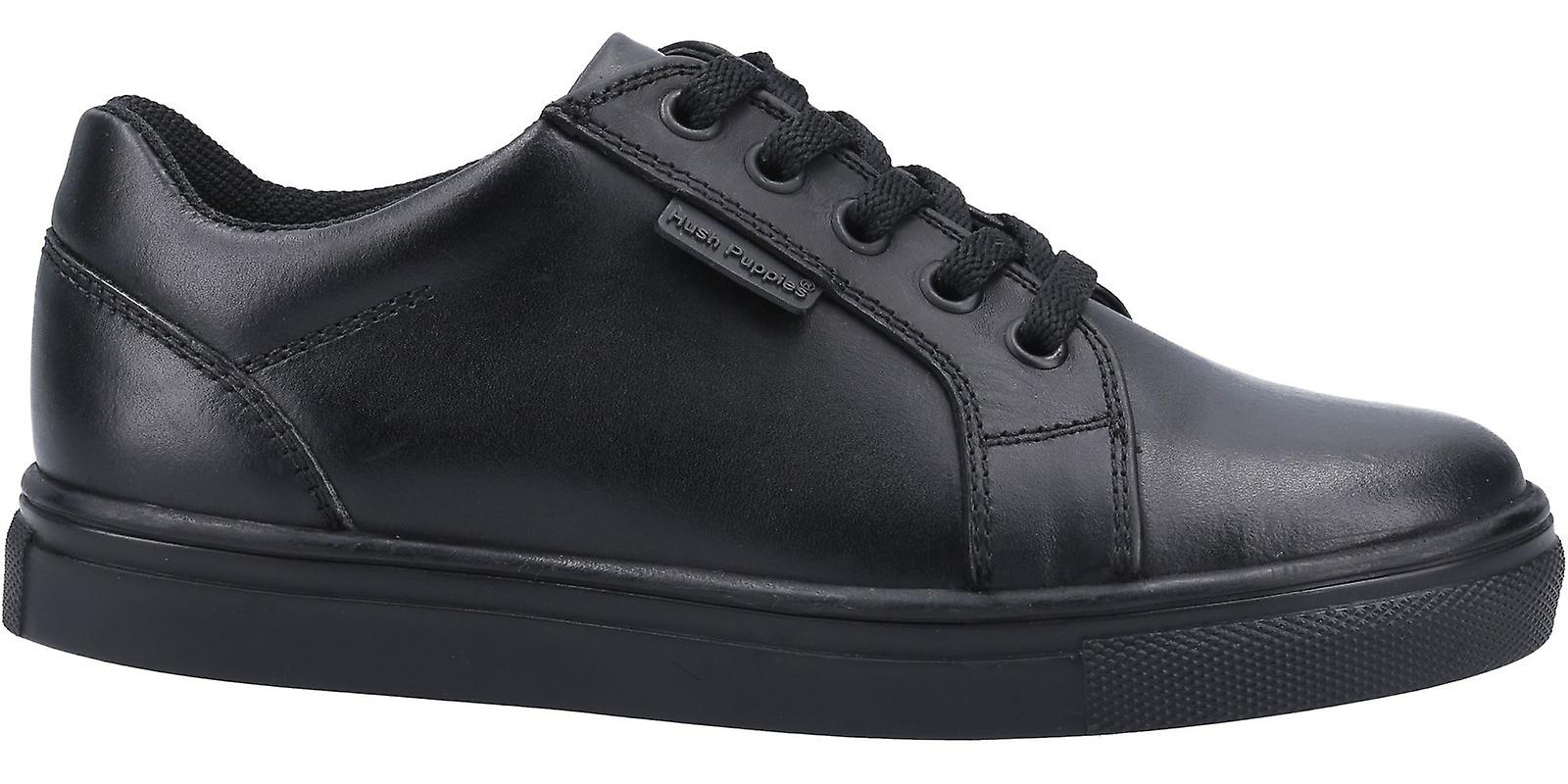 Hush hvalpe Sam School Sko Sort læder