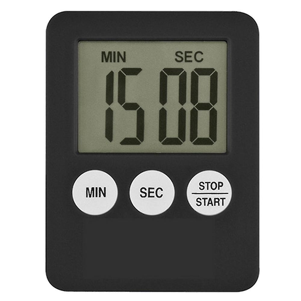 Super Thin Lcd Digital Screen Kitchen Timer Square Cooking Count Up Countdown Alarm Magnet Clock