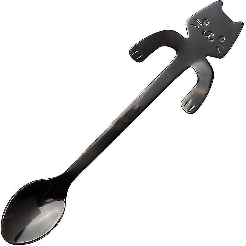 Barsinfi Stainless Steel Coffee Spoon (black) (1pcs)