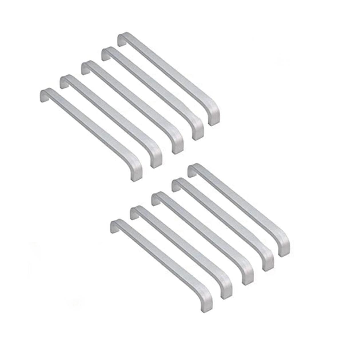 Pack Of 10 Stainless Steel Cabinet Pulls 128mm Hard Wear Knobs