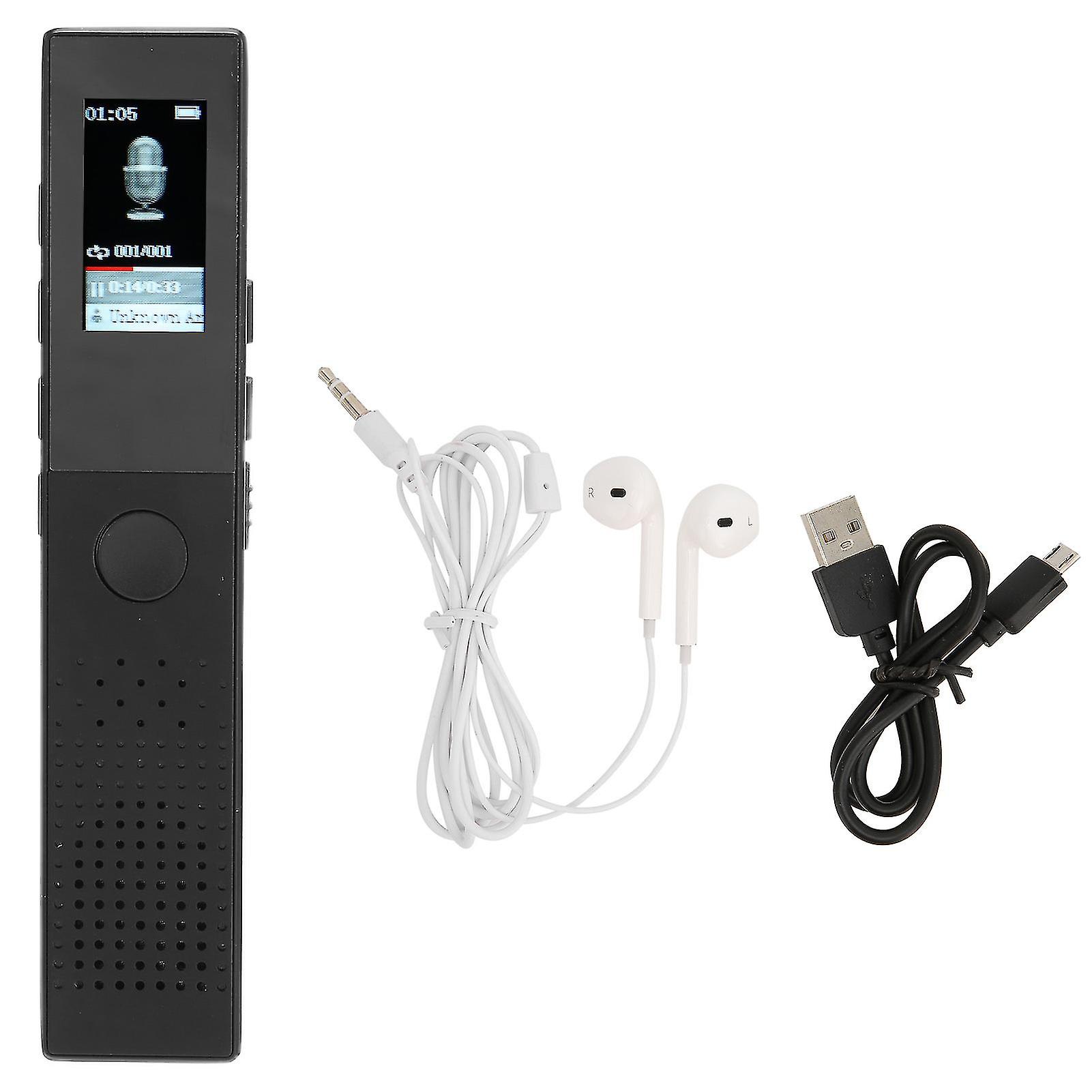 Mini Portable Voice Activated Recorder - 32GB USB MP3 for Meetings, Lectures, Interviews
