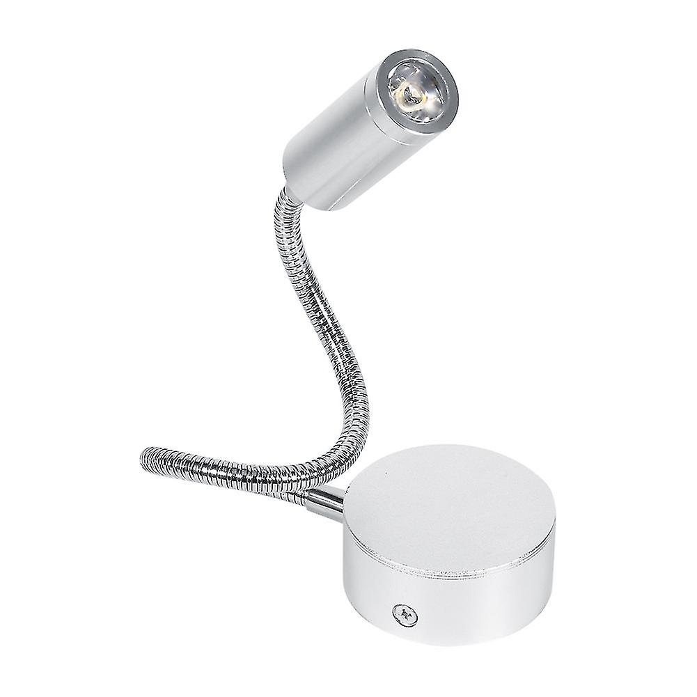 AC85-265V 1W Warm White Led Bed Lamp Reading Working With Flexible Gooseneck (1W Warm White)