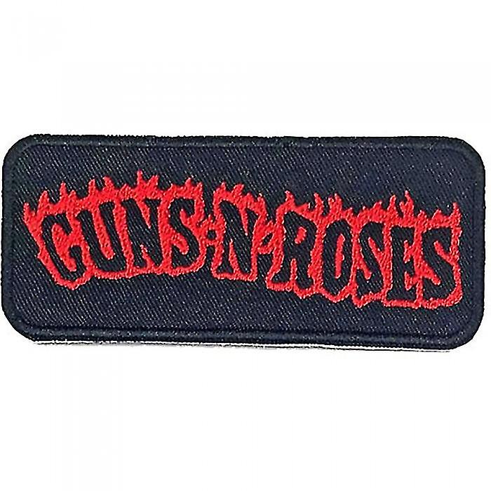 Guns N Roses Flames Iron On Patch