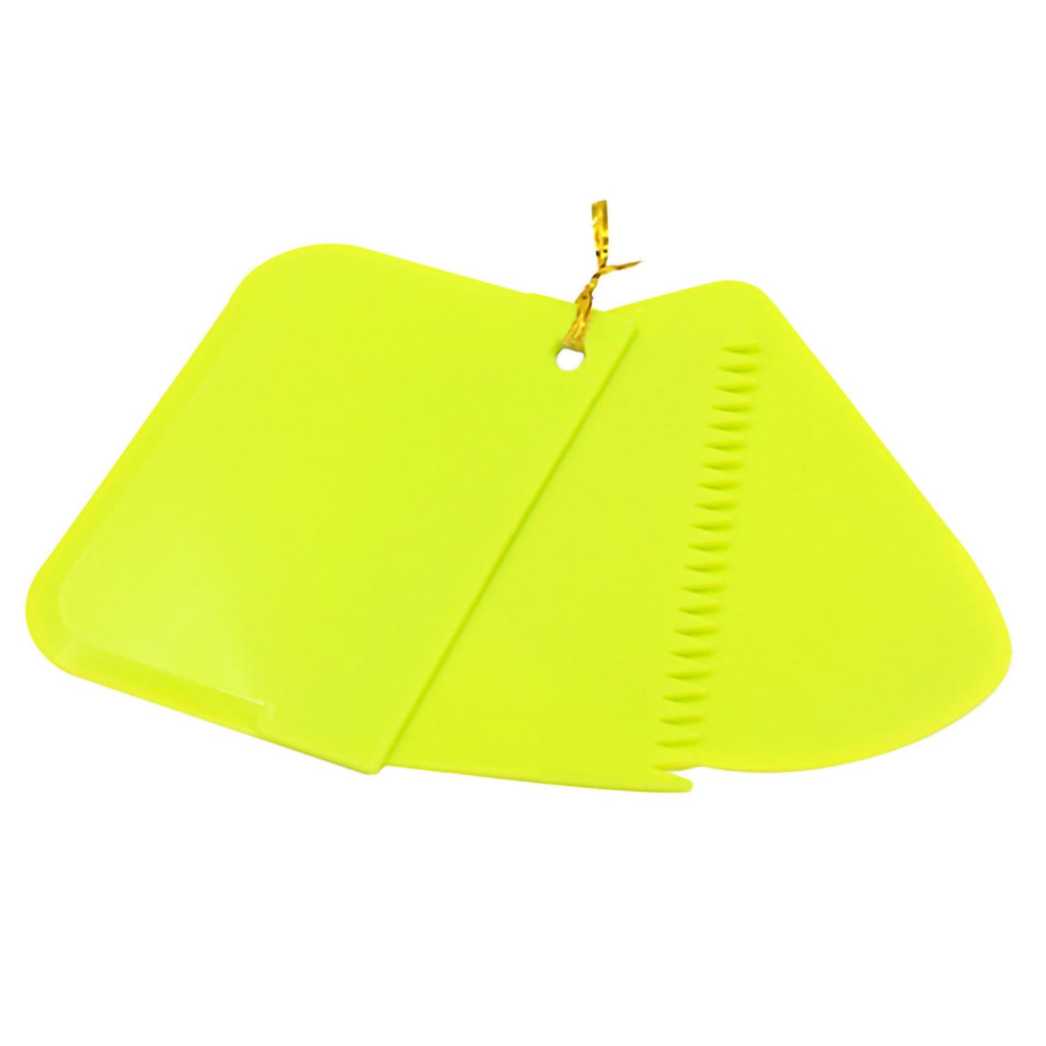 ZHOUBA 3Pcs Cake Smoother Portable Odorless Reusable Convenient Cake Spatulas for Cake Decoration