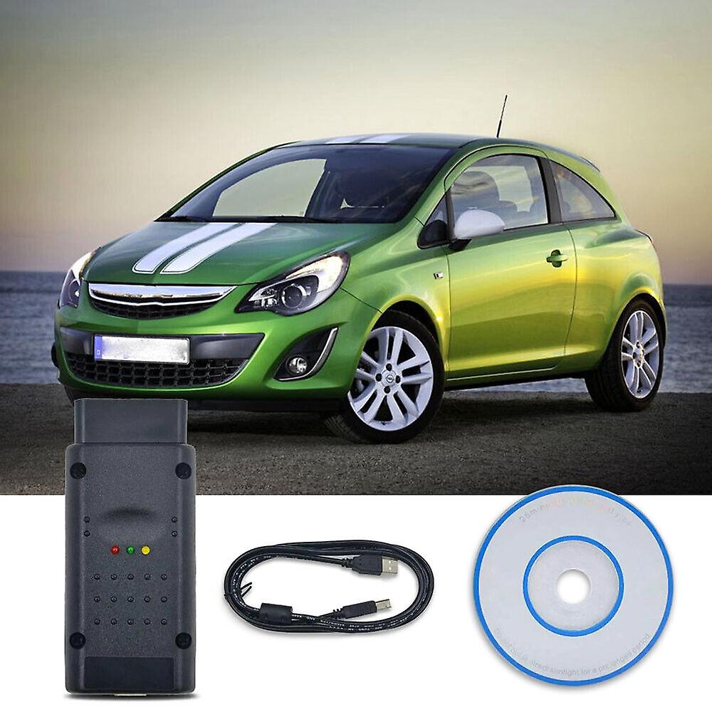 OBD-Scanner USB Scanner Diagnostic Tool für Opel Single Layer PCB Adapter v1.99