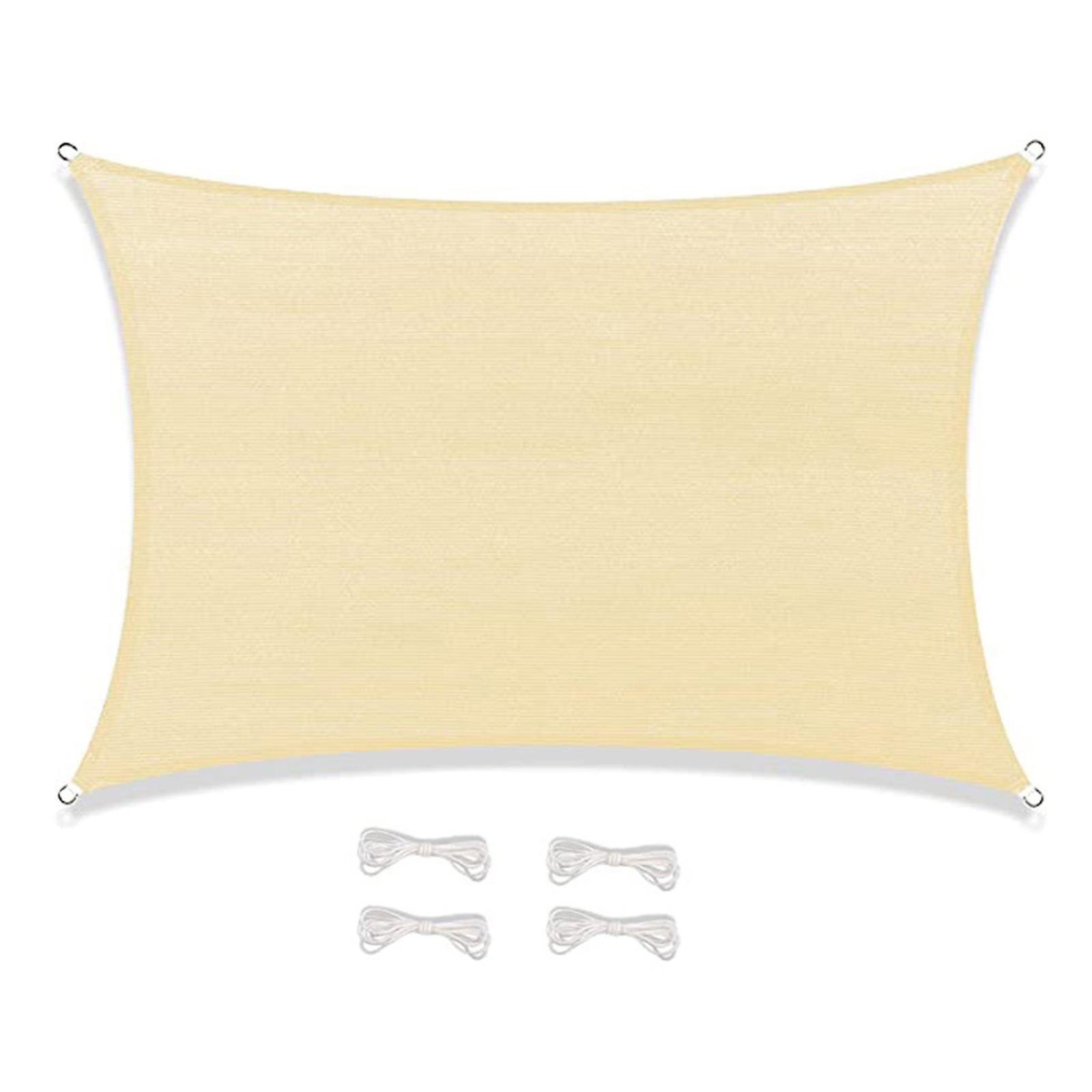 Quadrangular Sunshade Cover Portable UV protective Shade Sail for Patio Garden Courtyard