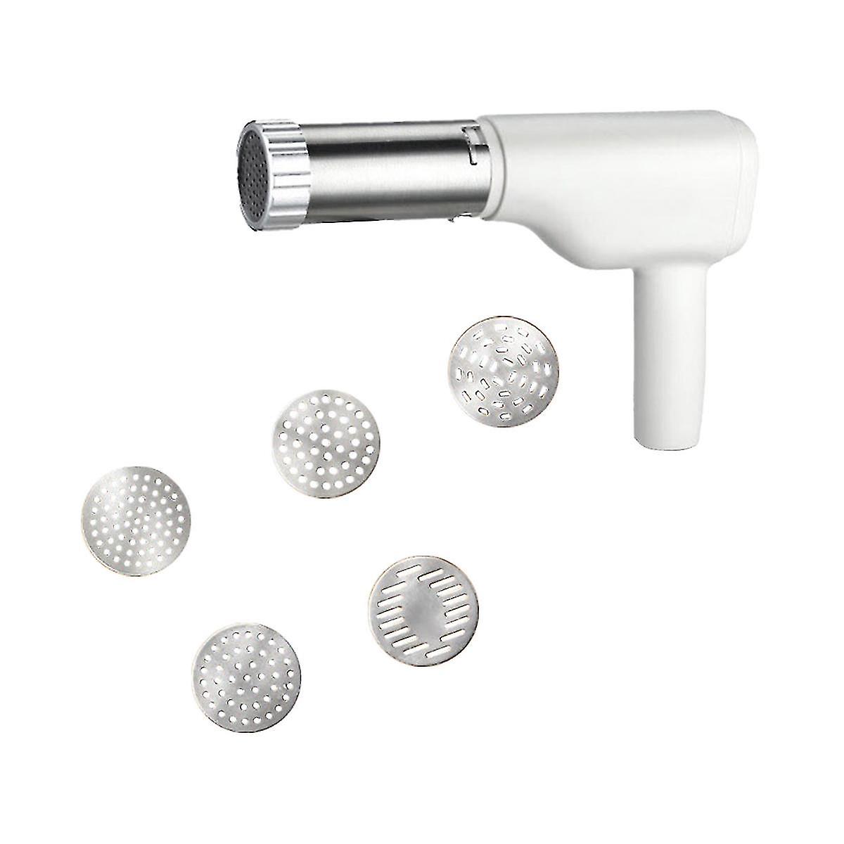 Handheld Noodles Maker Portable Rechargeable Noodle Pasta Machine For 1-2 Person With 5 Molds Kitch