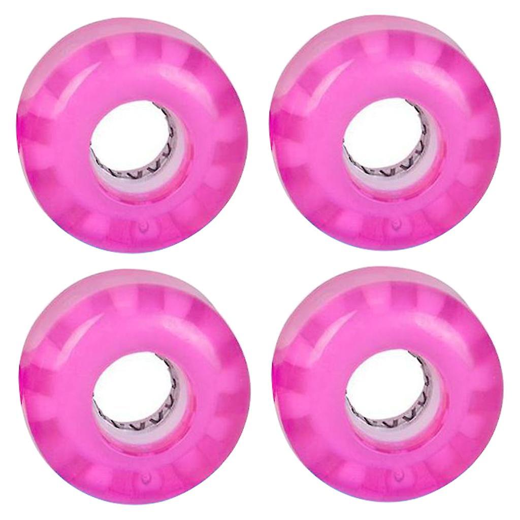Skateboard Wheels Glow Flash Cruiser Longboard Light Up Wheels 78a Blue