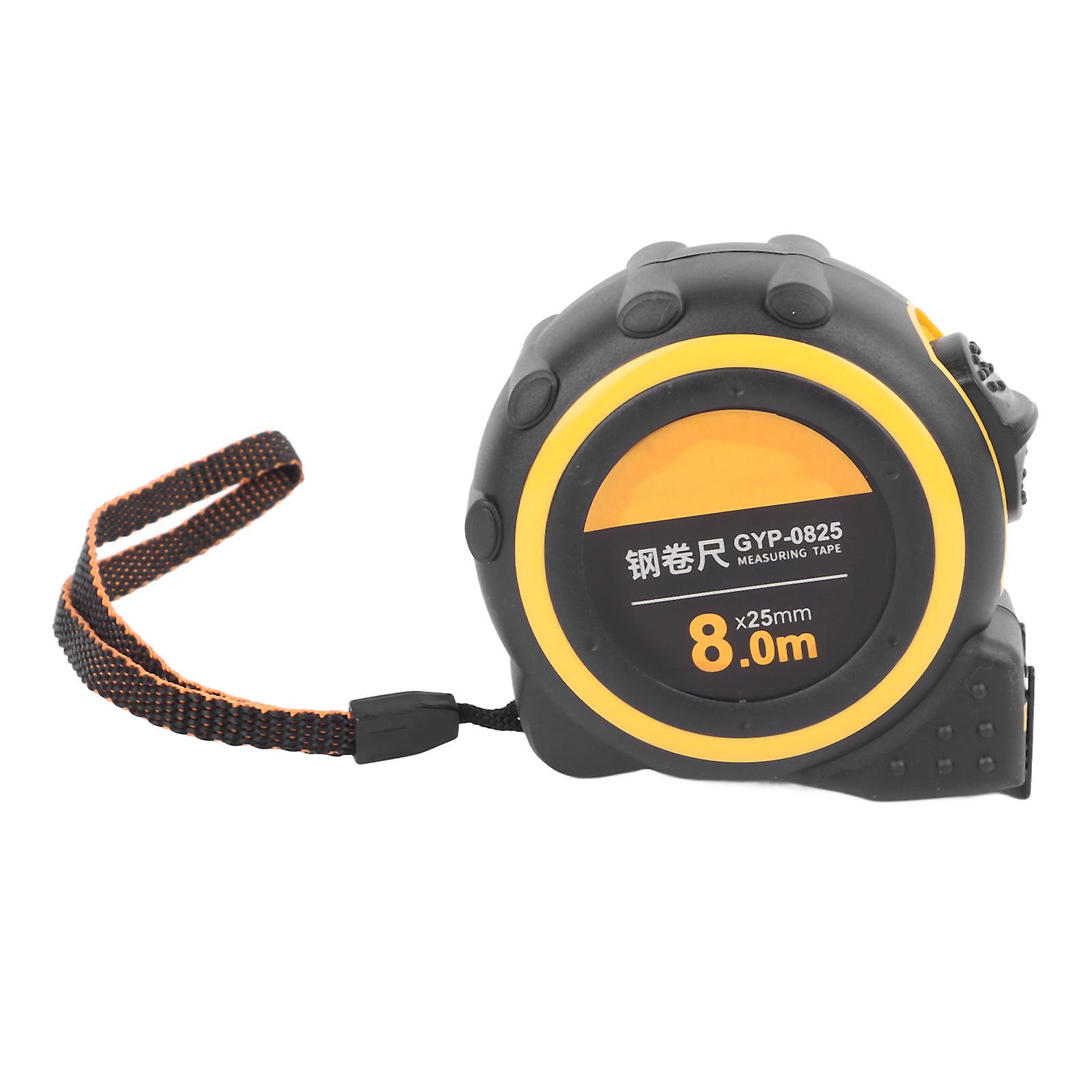8 Meters Auto Locking Tape Measure, Portable Measuring Tool for Woodworking, DIY & Engineering
