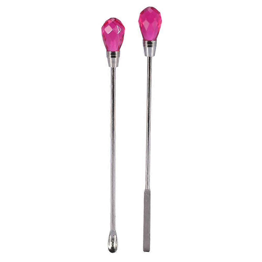 Nail Spatula Spoon Mixing Stick Mixing Stick Manicure Tool Red