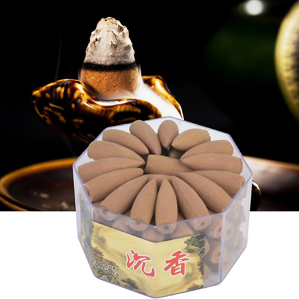 Backflow Tower Agilawood Incense Cones 70pcs Natural Scent