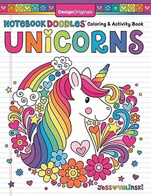 Notebook Doodles Unicorns - Jess Volinski