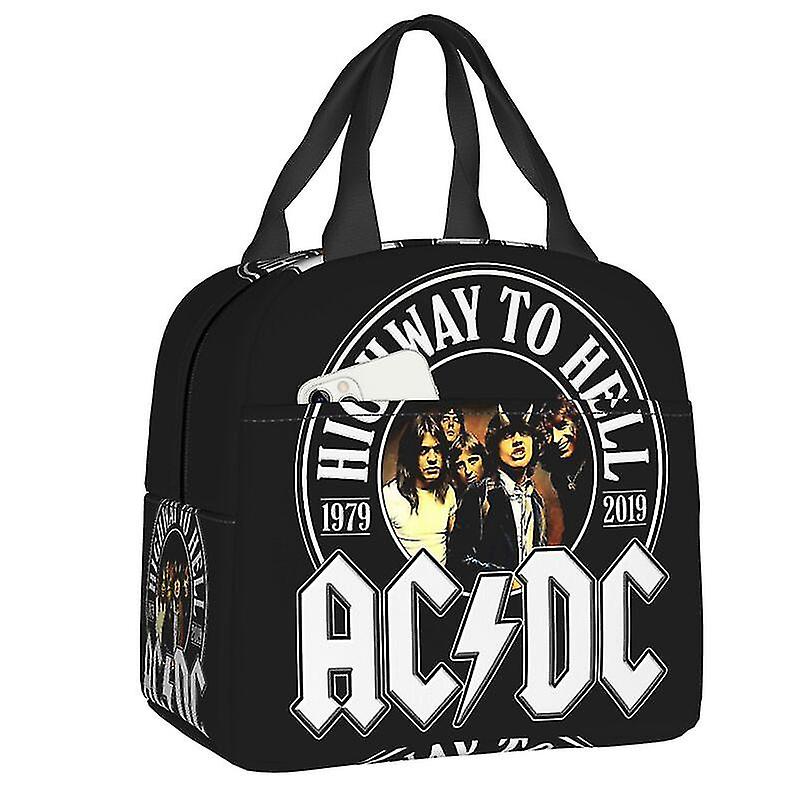 Heavy Metal Music Ac Dc Lunch Box For Women Cooler Thermal Food ...