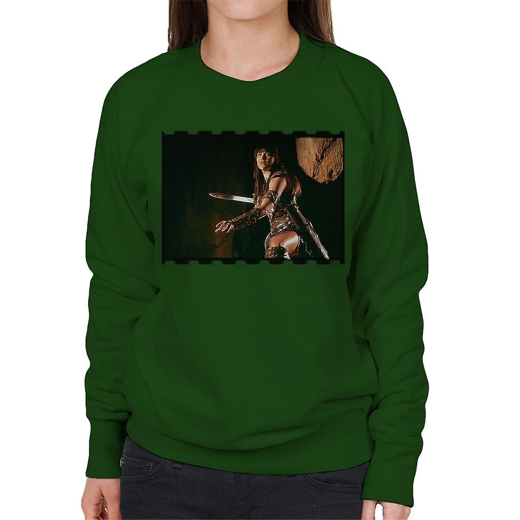 Xena Warrior Princess Fighting Women's Sweatshirt