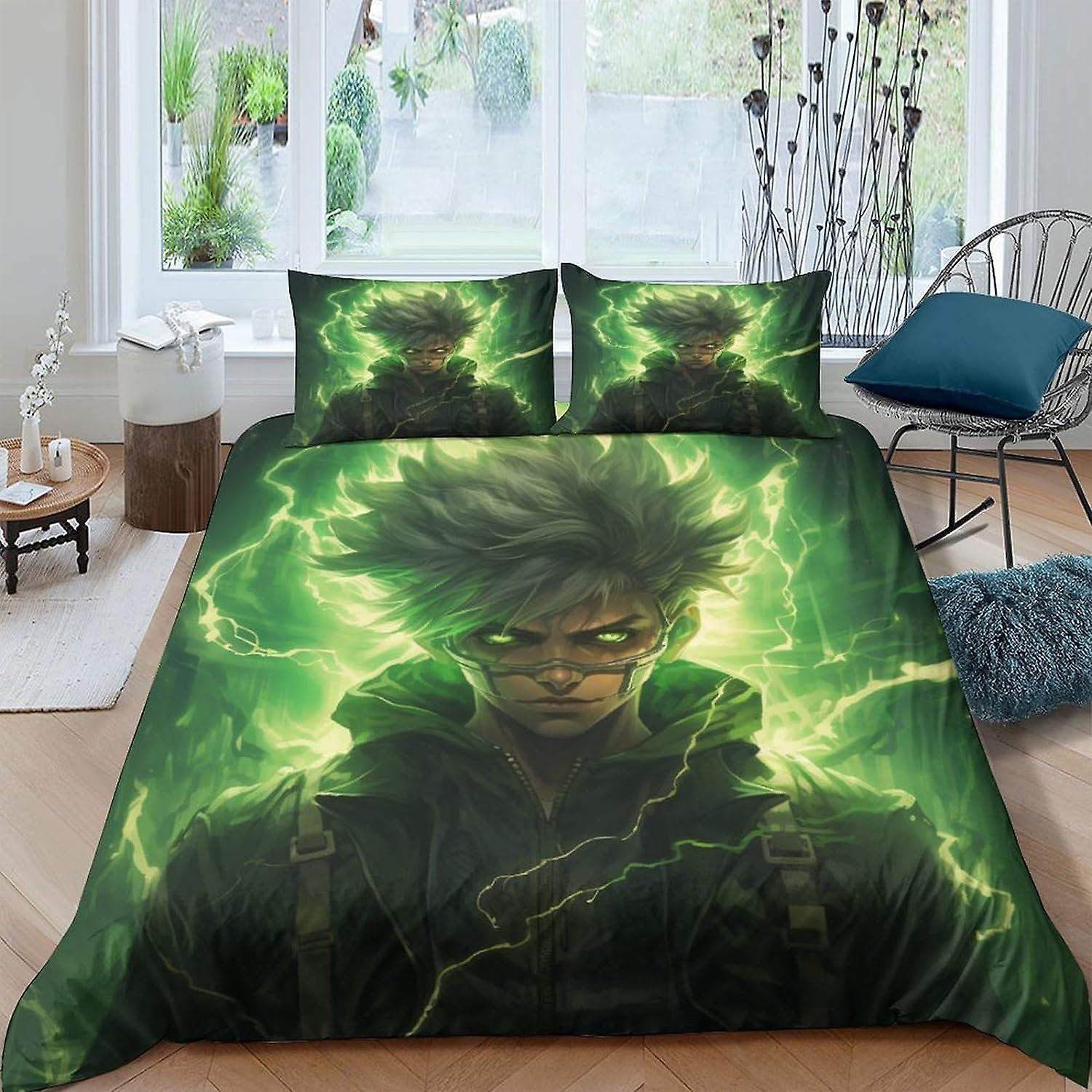 EKENOZ Giapponese Ninja Copripiumino Biancheria Da Letto Set per