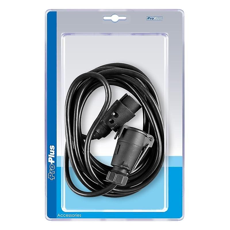 Extension cable 5M with plug and socket 7-pin in blister
