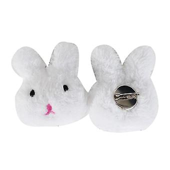 Lovely Rabbit Bear Plush Doll Brooch Pin Bag Decoration Jacket Lapel Accessory BoSaiD