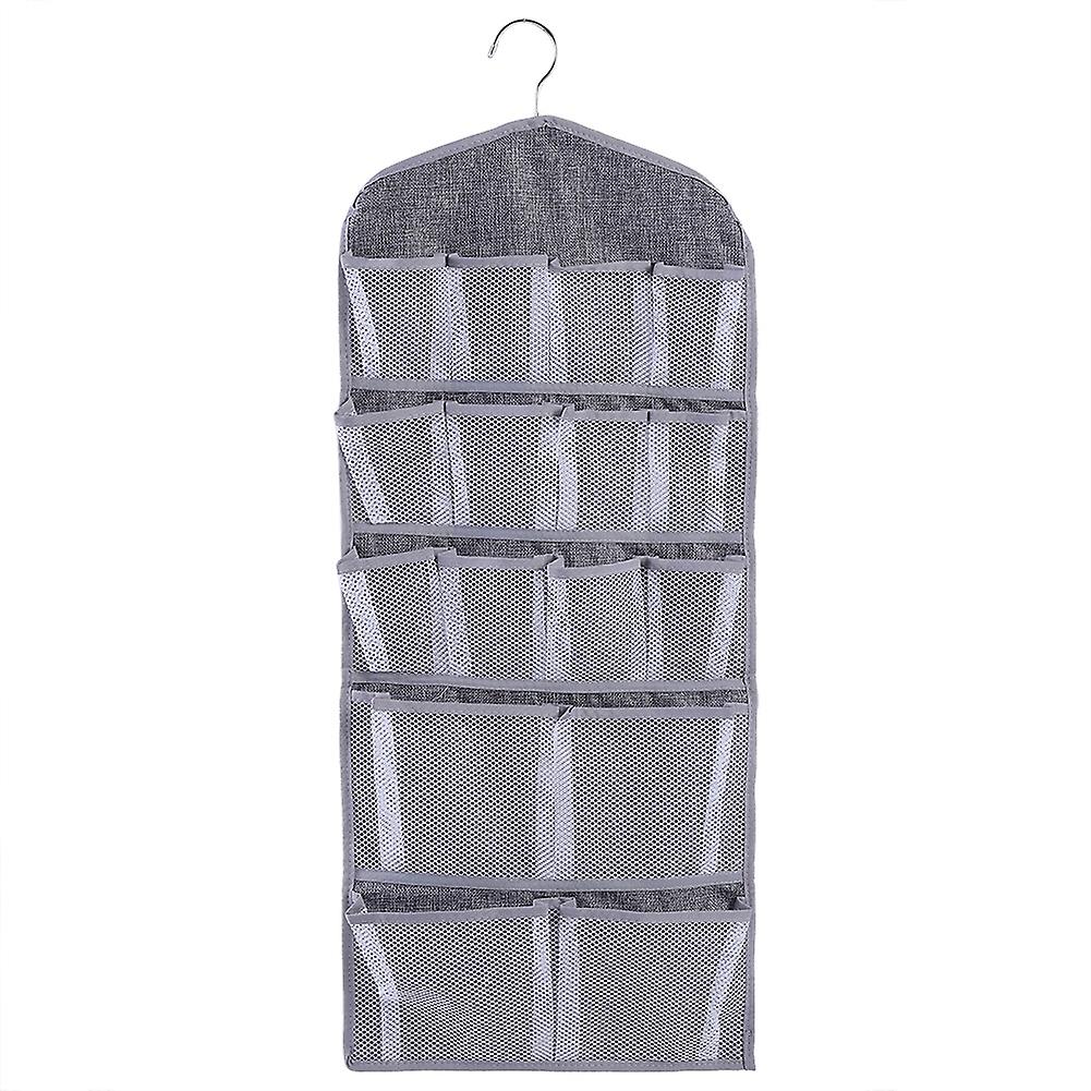 Two-Sided Hanging Closet Organizer with Multiple Pockets