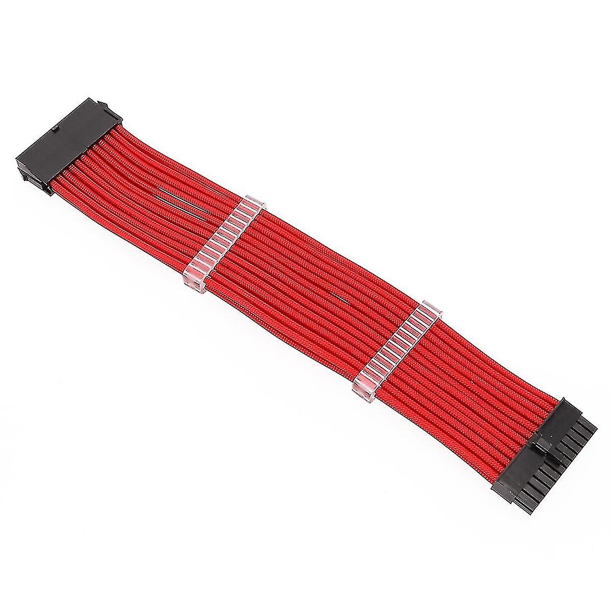 Computer Connect Cable Mboard 24pin Fe Extens Cable Red Single Bed Net