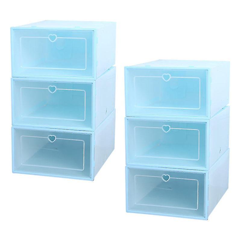 6pcs Durable Shoes Storage Box