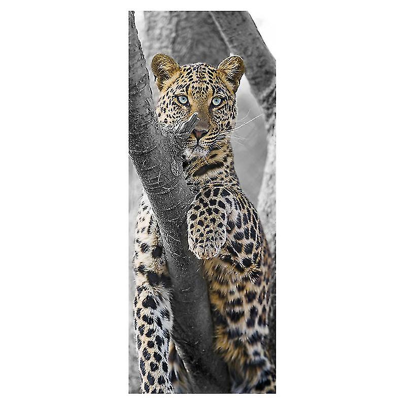 2pcs Removable Art Door Decals