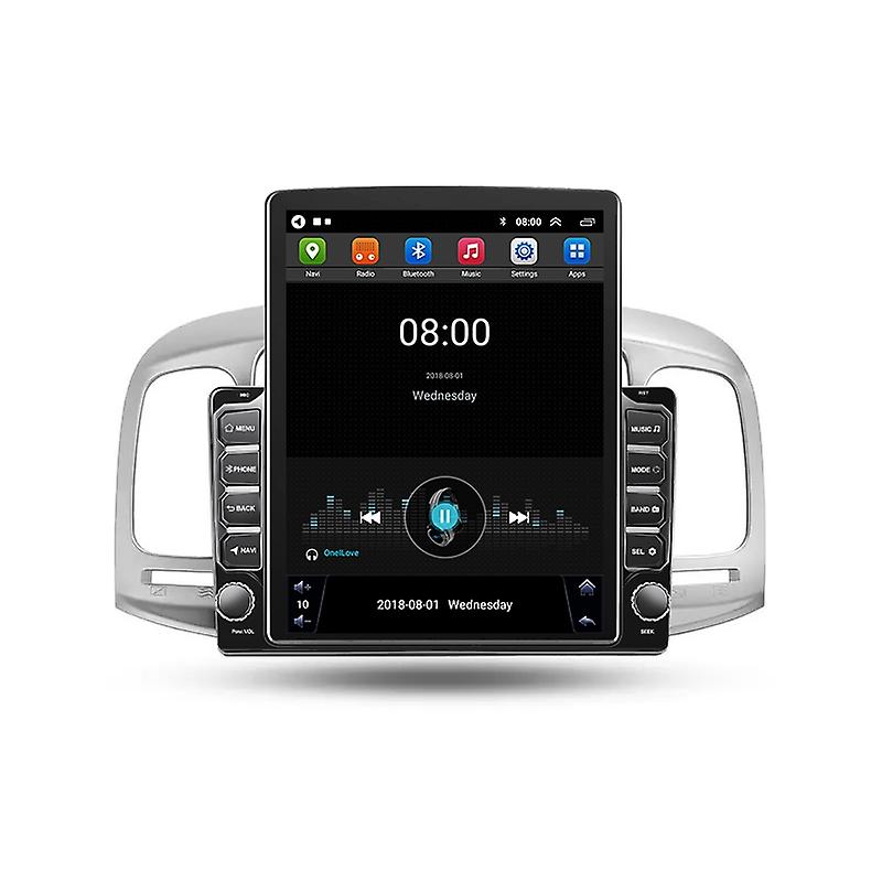 For Hyundai Accent 3 2006-2011 Car Radio Multimedia Video Player Navigation For Tesla Style 9.7 Inch
