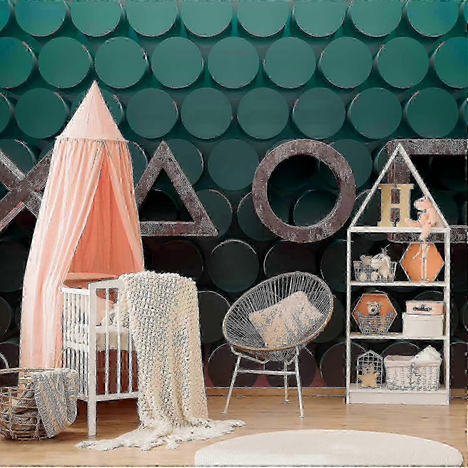 Wall Mural - Symbols in Green