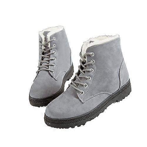 Vinter kvinders varme fleecesneakers snestøvler