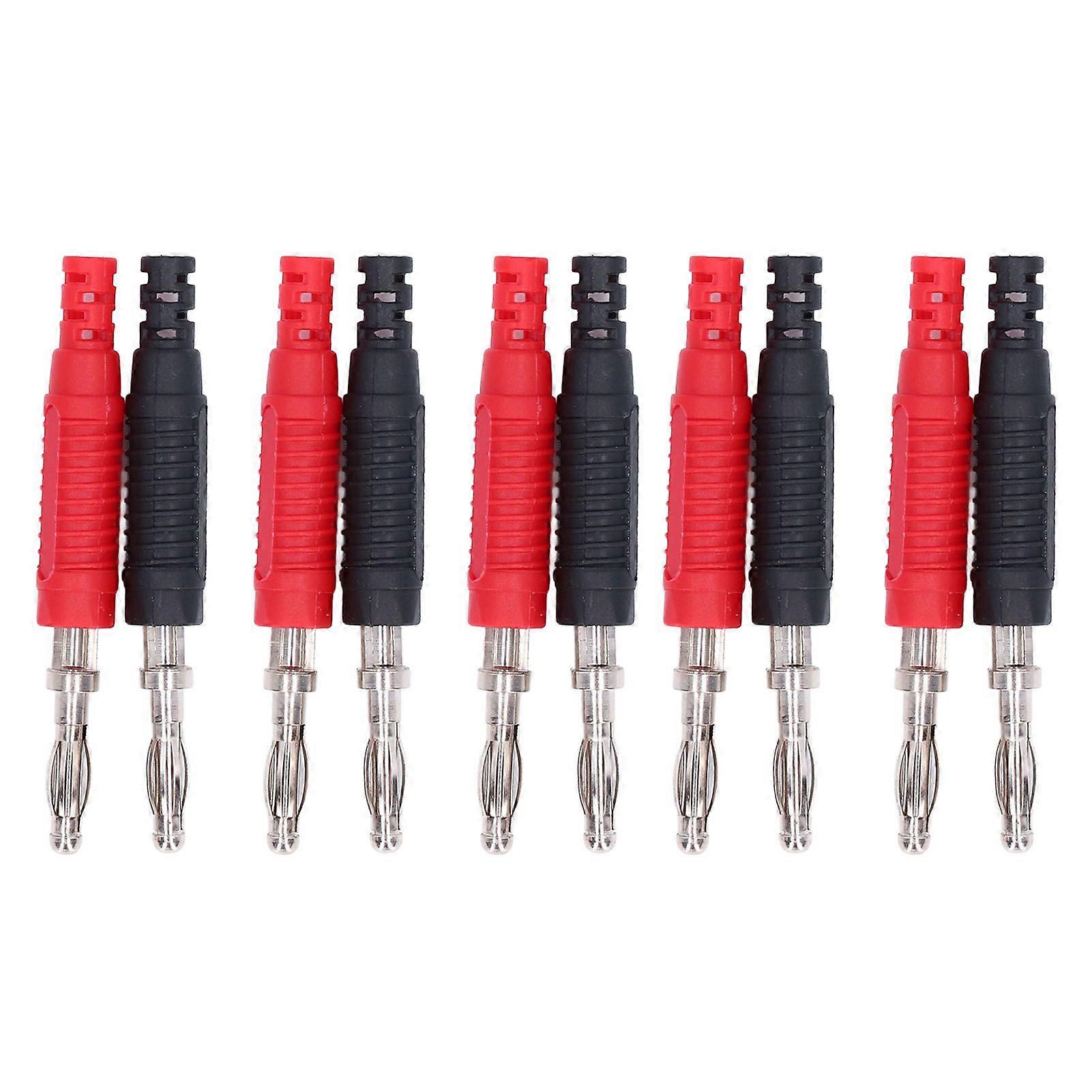 5Set Lantern Banana Plug Male Insulated Banana Socket DIY Connectors for Welding Machinery