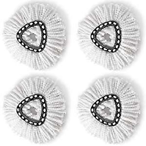 4 Pack Spin Mop Refill - Mop Replace Head, Microfiber Spin Mop Refills, Mop Head Replacements Easy Cleaning Floor Spinning Heads Mop, Spin Mop Head Re