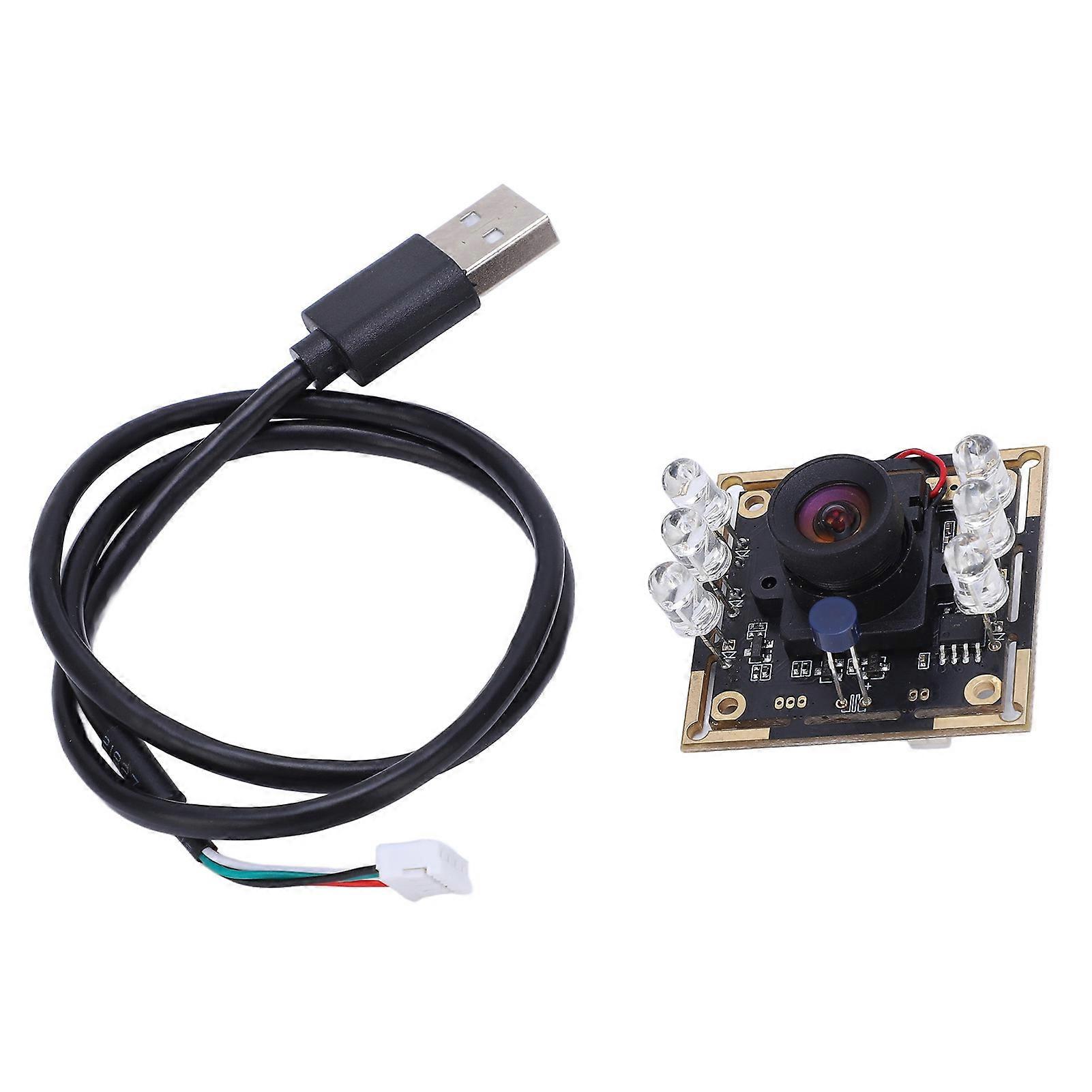 USB Camera Module 2MP 1080P 100 Degree View Day Night IRCUT Automatic Switch Webcam Board for Industrial Computer