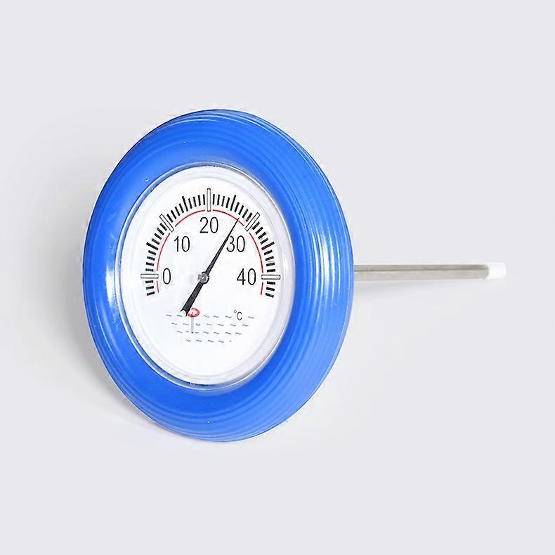 Pool thermometer with blue floating ring