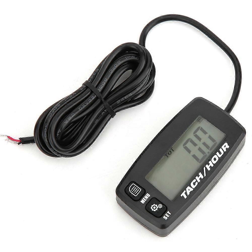 Portable Digital Hour Meter Counter Multifunction Accessory for Chainsaw Mower Generator